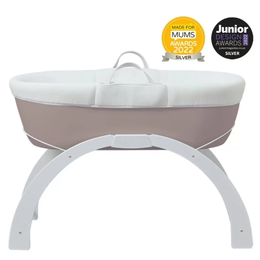 Shnuggle | Košara Moses s stojalom, taupe