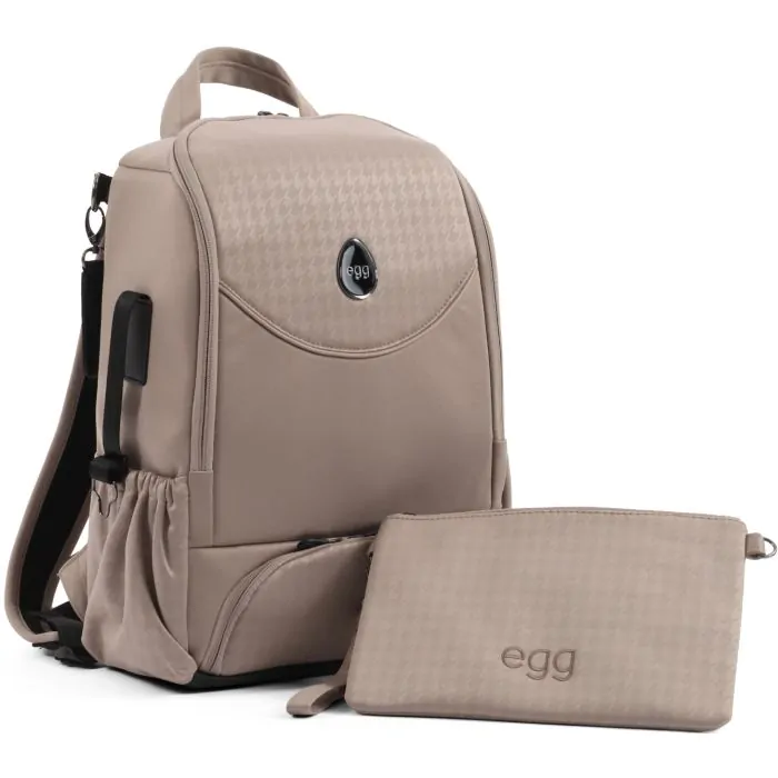 egg3®| Torba/ Nahrbtnik za voziček, Special Edition Houndstooth Almond