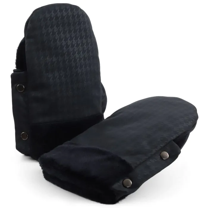 egg3® | Rokavice za voziček, Special Edition Houndstooth Black