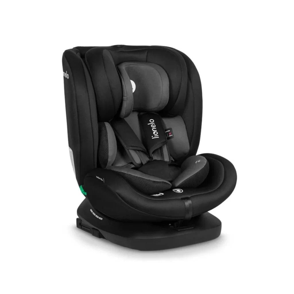 Lionelo | Avtosedež Bastiaan i-Size 0-36 kg (40-150 cm) 360, Black Grey
