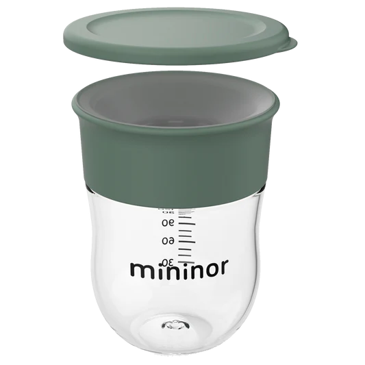 Mininor | Lonček za učenje pitja, Willow green, 220ml