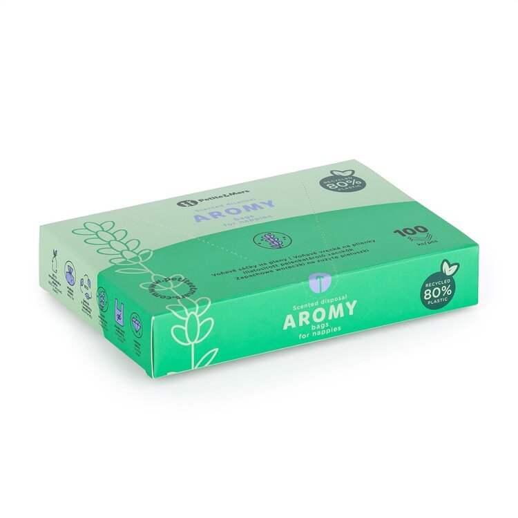 Petite & Mars | Aromy, dišeče vrečke za pleničke, 100 kos