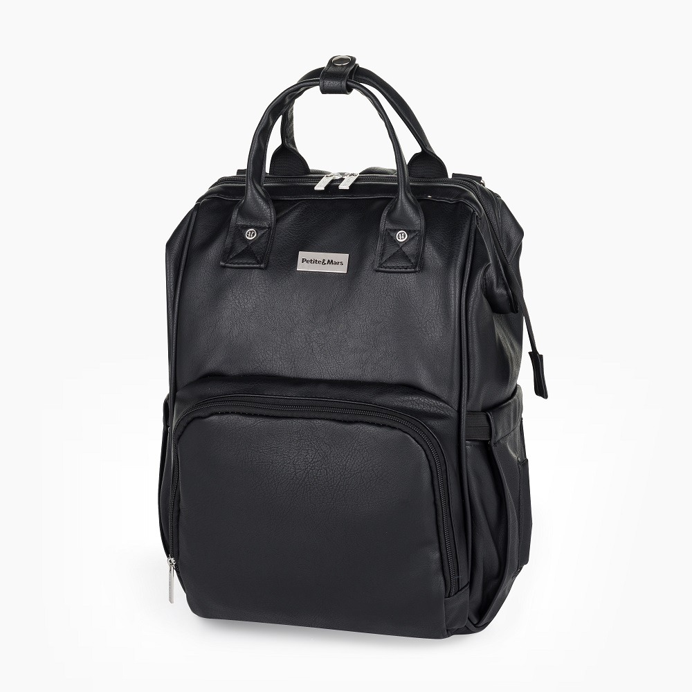 Petite & Mars | Previjalni nahrbtnik Jasper, Absolute Black